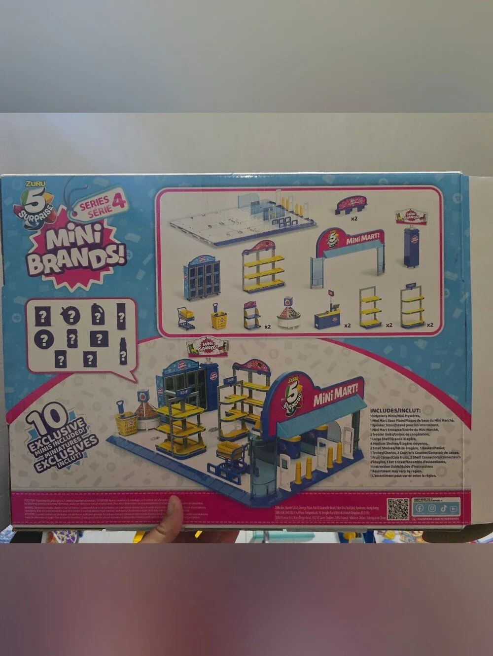 Mini Brands! Series 4 Mini Mart! Pretend Building Toy Grocery Store ZURU brand